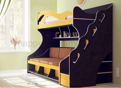 ДВУХЪЯРУСНАЯ КРОВАТЬ BAMBINI DIVANNO 7