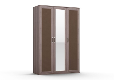 ТРЕХСТВОРЧАТЫЙ ШКАФ ДЛЯ ОДЕЖДЫ GLOSS 03 С ОДНИМ ЗЕРКАЛОМ