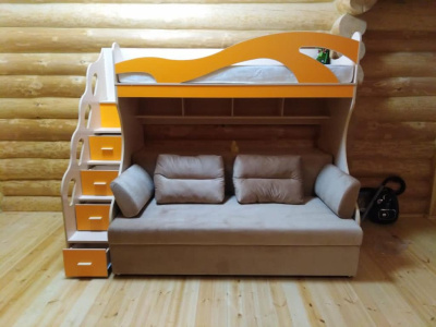 ДВУХЪЯРУСНАЯ КРОВАТЬ BAMBINI DIVANNO 7