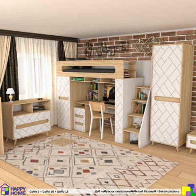 Однодверный шкаф Goffo 10  МДФ со штангой и корзинами