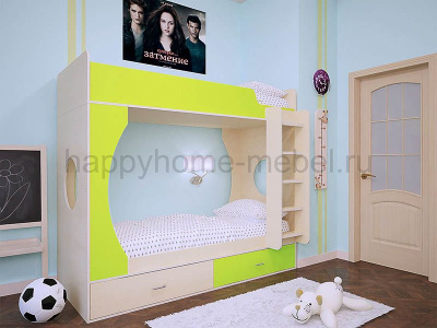 ДВУХЪЯРУСНАЯ КРОВАТЬ BAMBINI 3