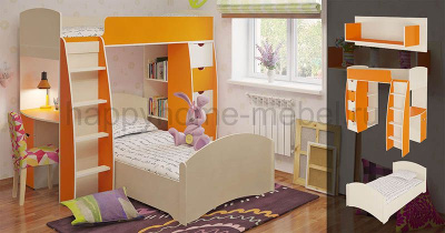 КРОВАТЬ-ЧЕРДАК BAMBINI 23
