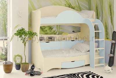 ДВУХЪЯРУСНАЯ КРОВАТЬ BAMBINI 5