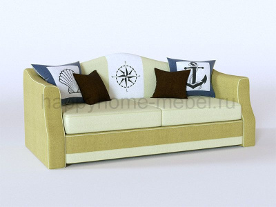 ДВУХЪЯРУСНАЯ КРОВАТЬ С ДИВАНОМ HAPPY KIDS OCEAN M38.2.1