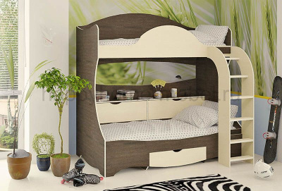 ДВУХЪЯРУСНАЯ КРОВАТЬ BAMBINI 5