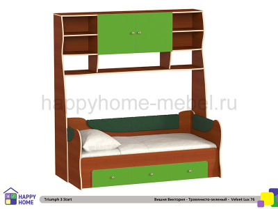 ДЕТСКАЯ СТЕНКА С РАЗДВИЖНОЙ КРОВАТЬЮ ТРИУМФ -3 (СТАРТОВАЯ КОМПЛЕКТАЦИЯ)