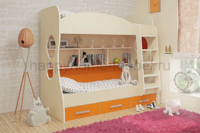 ДВУХЪЯРУСНАЯ КРОВАТЬ FELICITA KIDS 1 180