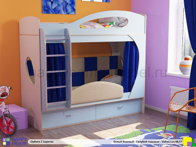 ДВУХЪЯРУСНАЯ КРОВАТЬ ОРБИТА 2 SUPERIOR 200