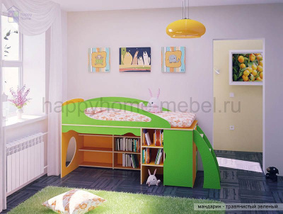 РАСТУЩАЯ КРОВАТЬ-ЧЕРДАК ОРБИТА RISE 2