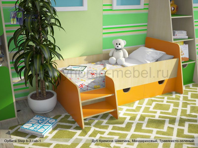 ОДНОСПАЛЬНАЯ КРОВАТЬ ОРБИТА STEP B3 (С ЯЩИКАМИ)