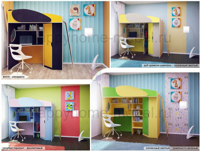 РАСТУЩАЯ КРОВАТЬ-ЧЕРДАК ОРБИТА RISE 5