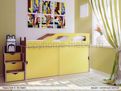 НИЗКАЯ КРОВАТЬ-ЧЕРДАК HAPPY KIDS K-9.1A