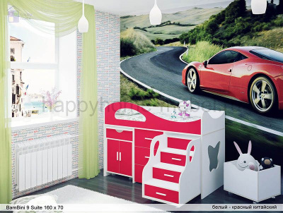 КРОВАТЬ-ЧЕРДАК BAMBINI 9 SUITE S