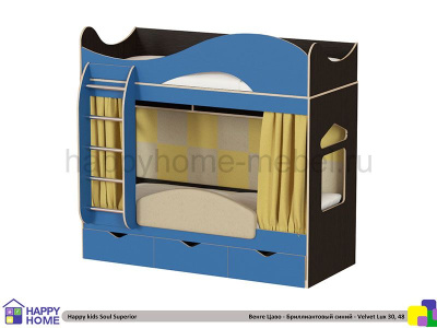 ДВУХЪЯРУСНАЯ КРОВАТЬ HAPPY KIDS SOUL SUPERIOR 170