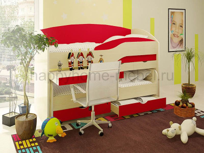 ДВУХЪЯРУСНАЯ КРОВАТЬ BAMBINI 8