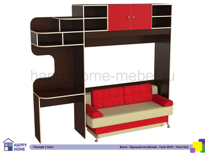 ДЕТСКАЯ СТЕНКА ТРИУМФ -1 (СТАРТОВАЯ КОМПЛЕКТАЦИЯ)