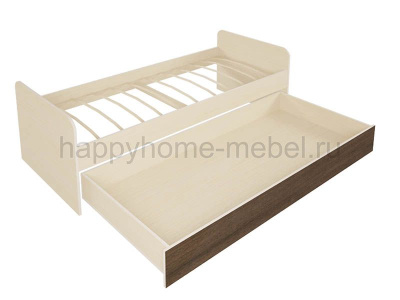 ВЫДВИЖНАЯ ДВУХЪЯРУСНАЯ КРОВАТЬ BAMBINI ВК-2