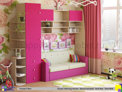 ДЕТСКАЯ СТЕНКА ТРИУМФ -5 (БАЗОВАЯ КОМПЛЕКТАЦИЯ)