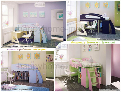 РАСТУЩАЯ КРОВАТЬ-ЧЕРДАК ОРБИТА RISE 3