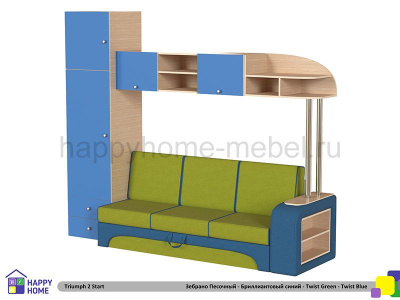 ДЕТСКАЯ СТЕНКА ТРИУМФ -2 (СТАРТОВАЯ КОМПЛЕКТАЦИЯ)