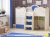 ДЕТСКАЯ КРОВАТЬ-ЧЕРДАК 160 Х 70 HAPPY KIDS ПРОВАНС 50