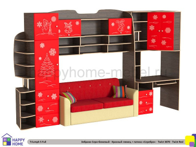 ДЕТСКАЯ СТЕНКА ТРИУМФ -5 (ПОЛНАЯ КОМПЛЕКТАЦИЯ)