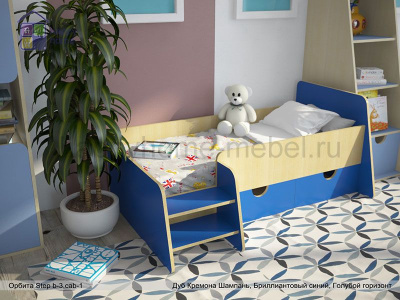 ОДНОСПАЛЬНАЯ КРОВАТЬ ОРБИТА STEP B3 (С ЯЩИКАМИ)