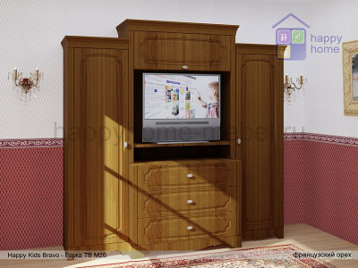 Горка-витрина ТВ Happy kids Bravo М26