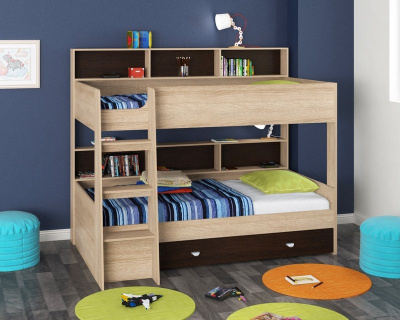 ДВУХЪЯРУСНАЯ КРОВАТЬ GOLDEN KIDS 1