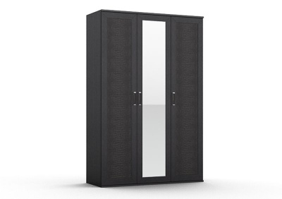 ТРЕХСТВОРЧАТЫЙ ШКАФ ДЛЯ ОДЕЖДЫ GLOSS 03 С ОДНИМ ЗЕРКАЛОМ