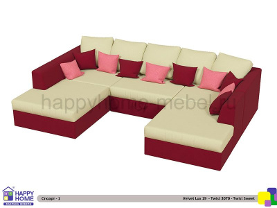 БОЛЬШОЙ ДИВАН ДЛЯ ГОСТИНОЙ СТЮАРТ-1 3000X2000