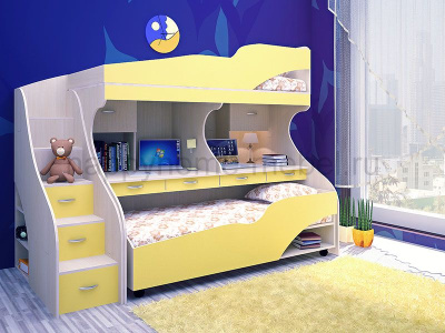 ДВУХЪЯРУСНАЯ КРОВАТЬ ОРБИТА 31A